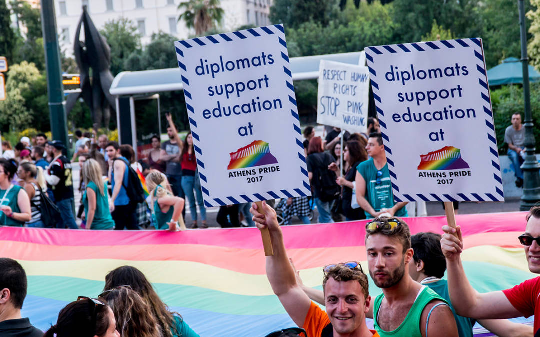 Diplomats from 32 countries support Athens Pride 2018